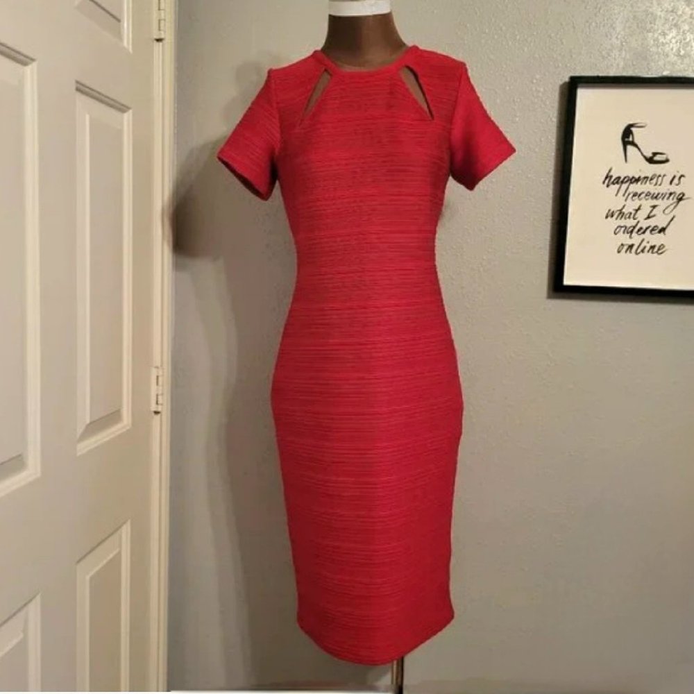 Shoshanna Red Bleecker Dress